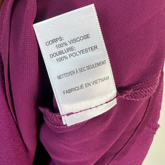 ASTR The Label Magenta Ruffle Shoulder Cami Sheath Dress Size M - Picture 5 of 6